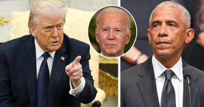 Donald Trump, Joe Biden, Barack Obama. Credit: Getty Images