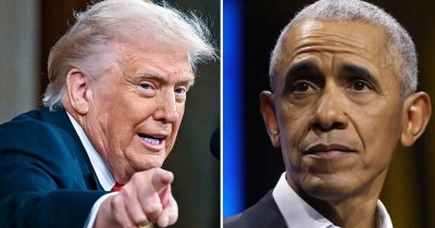 Donald Trump, Barack Obama. Credit: Getty Images