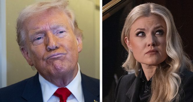 Donald Trump, Erika Kirk. Credit: Getty Images