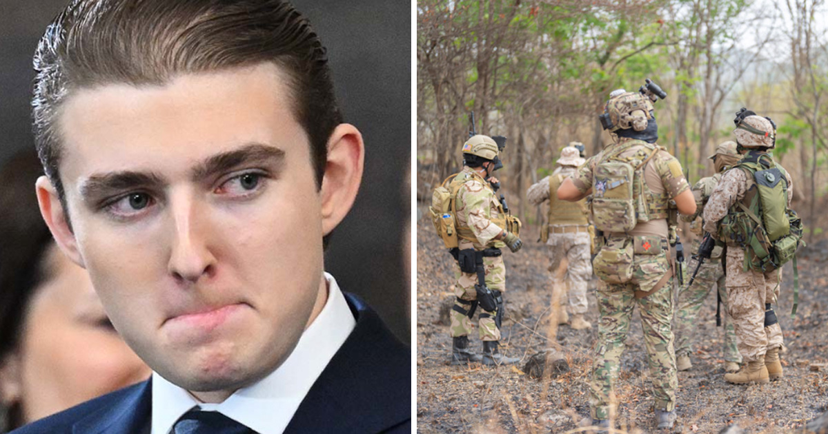 Barron Trump turned 20 and is now within the age range for a potential military draft: Credit: Shuttertock