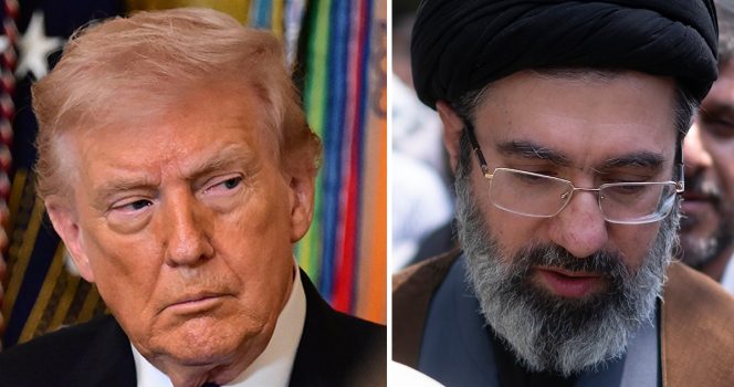 Donald Trump & Ayatollah Mojtaba Khamenei. Credit / Getty Images