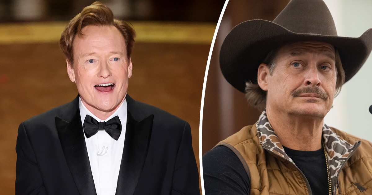 Conan O'Brien, Kid Rock. Credit: Getty Images