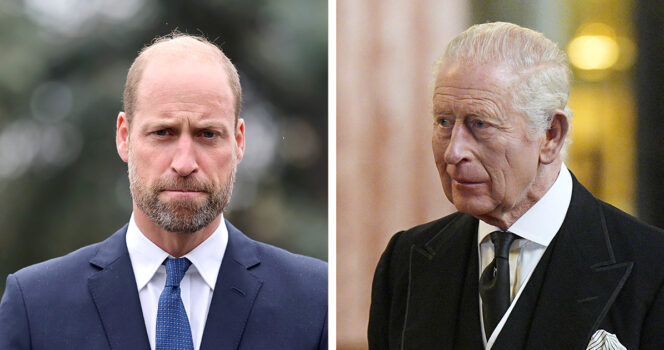 Prince William and King Charles. Credit / Getty Images