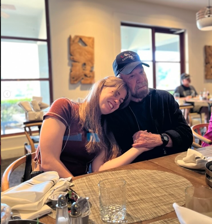 Danilee Norris, Chuck Norris. Credit: Instagram d.ani.lee