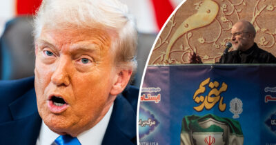 Donald Trump, Mohammad Bagher Ghalibaf. Credit: Getty Images