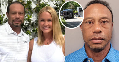 Tiger Woods, Vanessa Trump. Credit: X/Tiger Woods, Youtube/NBC Ews, Getty Images
