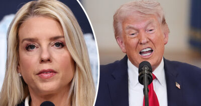 Pam Bondi, Donald Trump. Credit: Getty Images