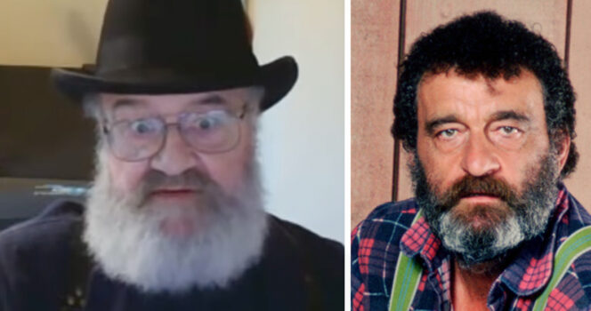 Victor French Jr, Victor French. Credit: Youtube/The Jim Masters Show, Getty Images
