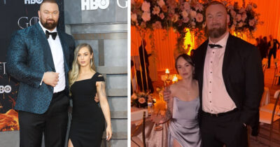 Hafþór Júlíus Björnsson , Kelsey Henson. Credit: Getty Images, Instagram/kelc33