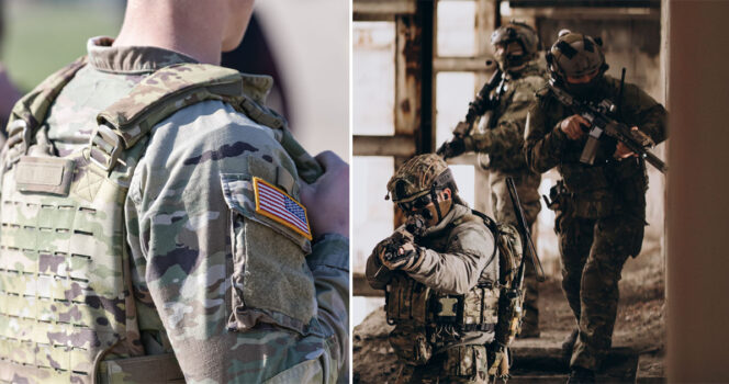 US soldier. US Army. American Military