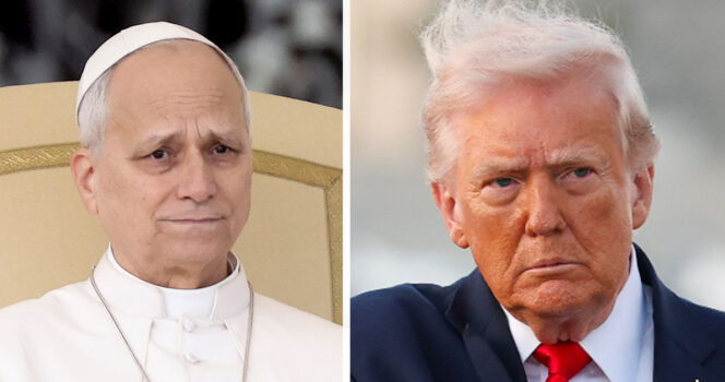 Pope Leo, Donald Trump. Credit: Getty Images