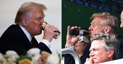 Donald Trump, diet soda