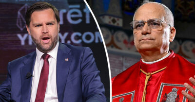 JD Vance, Pope Leo XIV. Credit: Getty Images