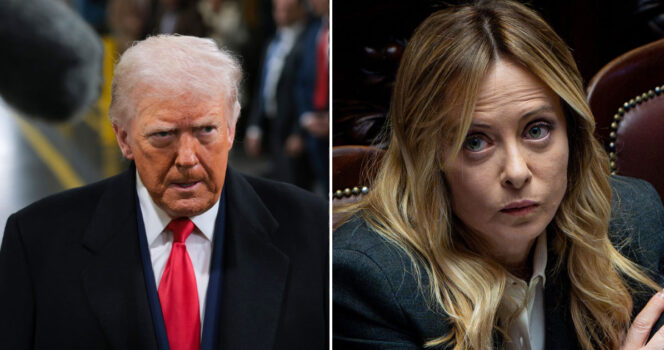 Giorgia Meloni, Donald Trump