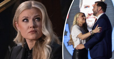 Erika Kirk, JD Vance. Credit: Getty Images