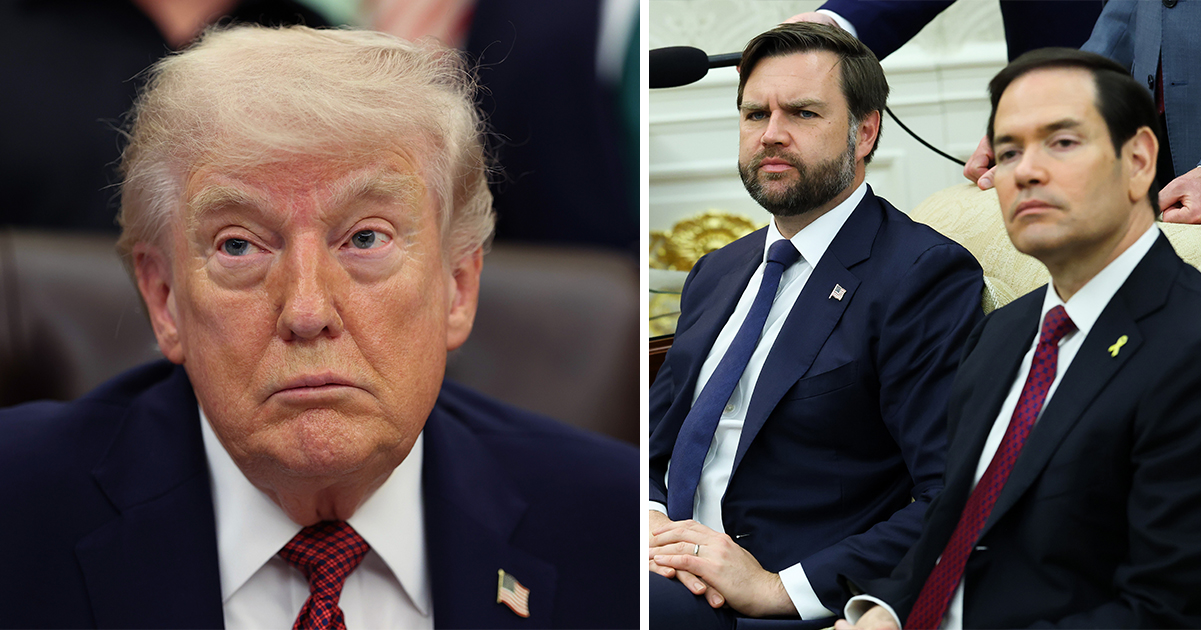 Marco Rubio and JD Vance could fight for the position Trump now holds. Credit / Getty Images
