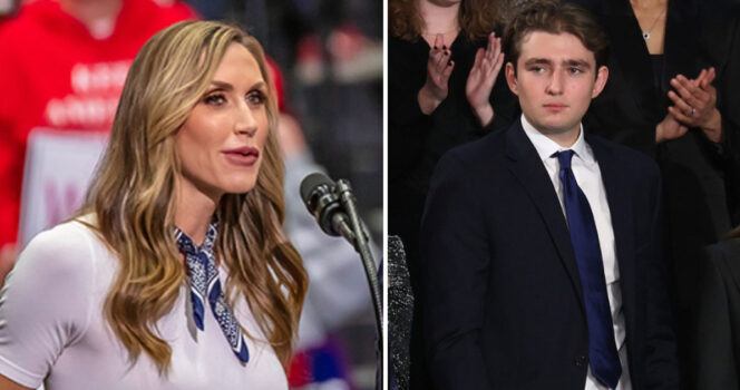 Lara Trump, Barron Trump