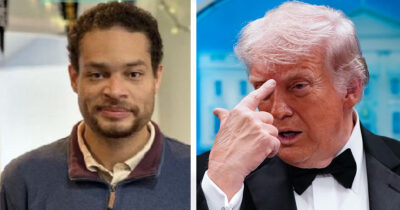 Cole Tomas Allen, Donald Trump. Credit. Facebook, Getty Images