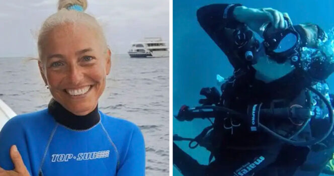 Divers Monica Montefalcone & Muriel Oddenino. Credit / Facebook