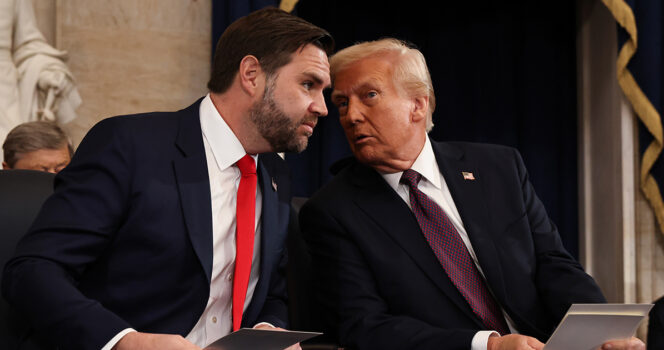 JD Vance & Donald Trump. Credit / Getty Images
