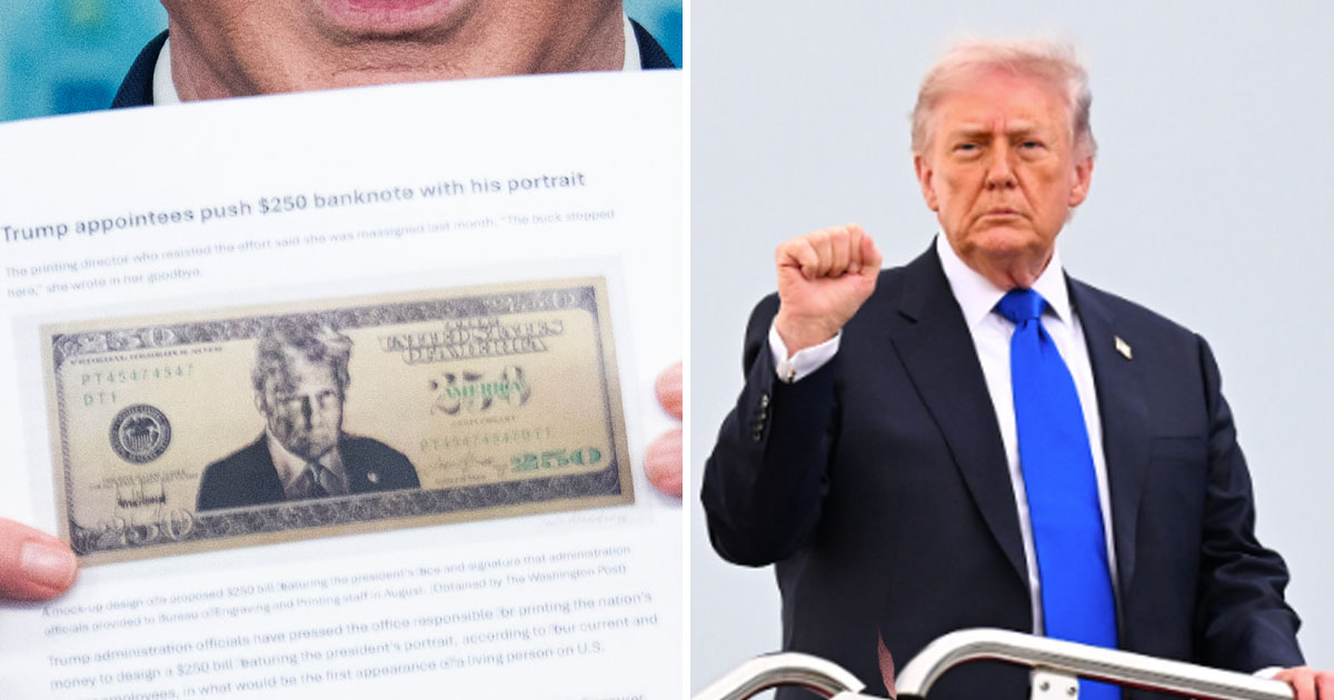 Trump administration pushes for new $250 bill with his face on it – but ...