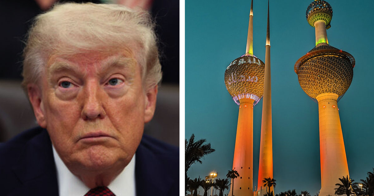 Donald Trump and Kuwait Towers