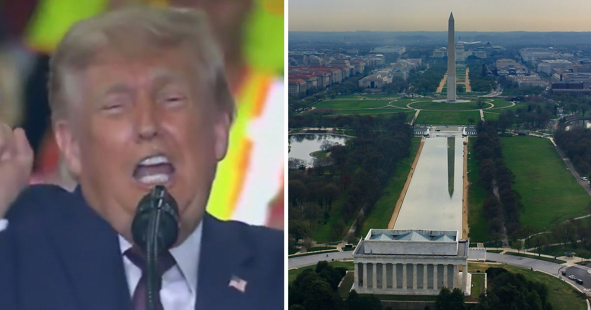 Donald Trump, National Mall