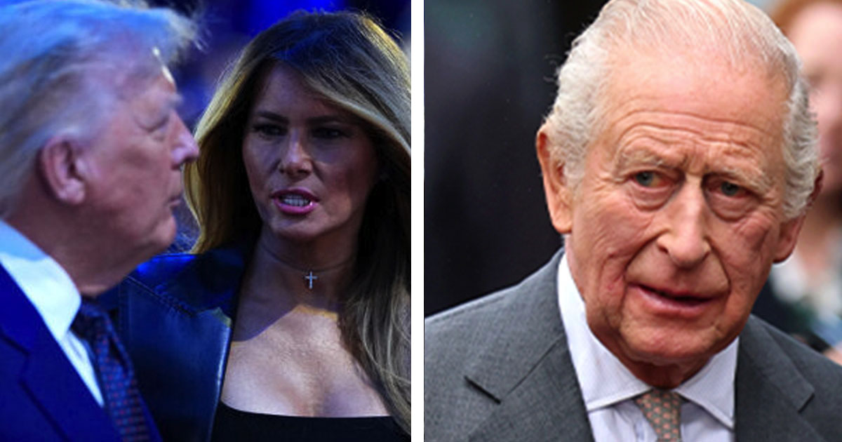 Donald Trump, Melania Trump, King Charles