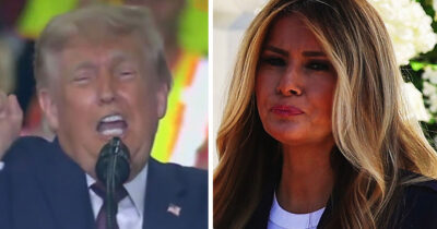 Donald and Melania