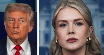 Trump, Leavitt