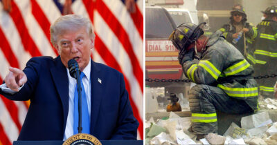 Donald Trump added a new narrative to his whereabouts during 9/11. Credit / Getty Images