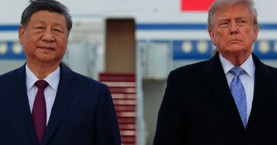 Xi Jinping and Donald Trump