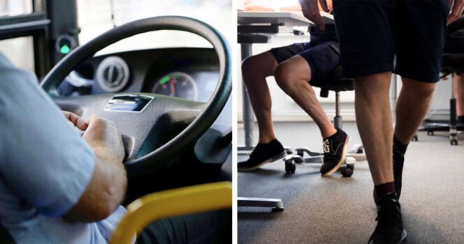 Busschaufför, shorts