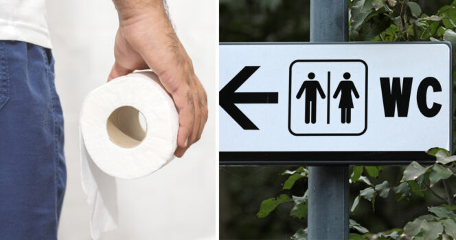 Texten på WC-skylten är det få som vet vad det innebär