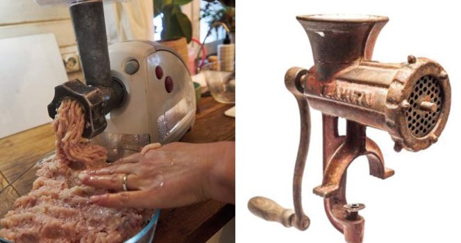 Det finns olika sätt att använda en köttkvarn.