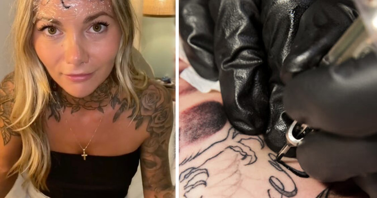Ana Stanskovsky blev känd för att tatuera sin pojkväns namn i pannan