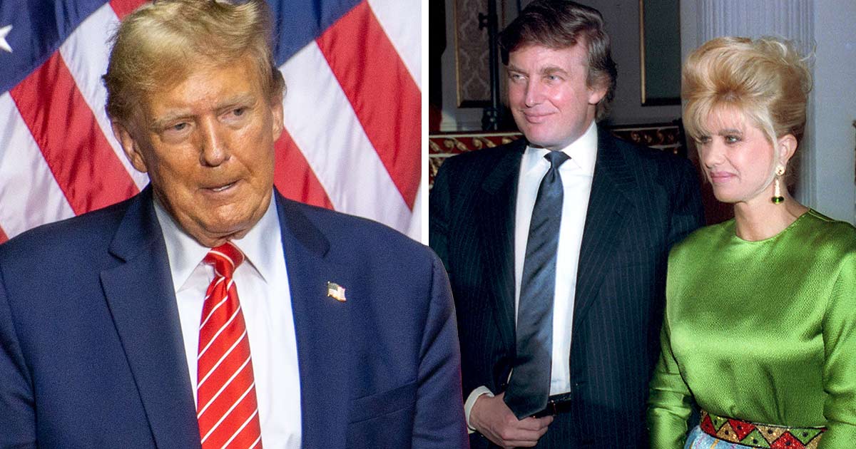 Donald Trump och Ivana Trump.
