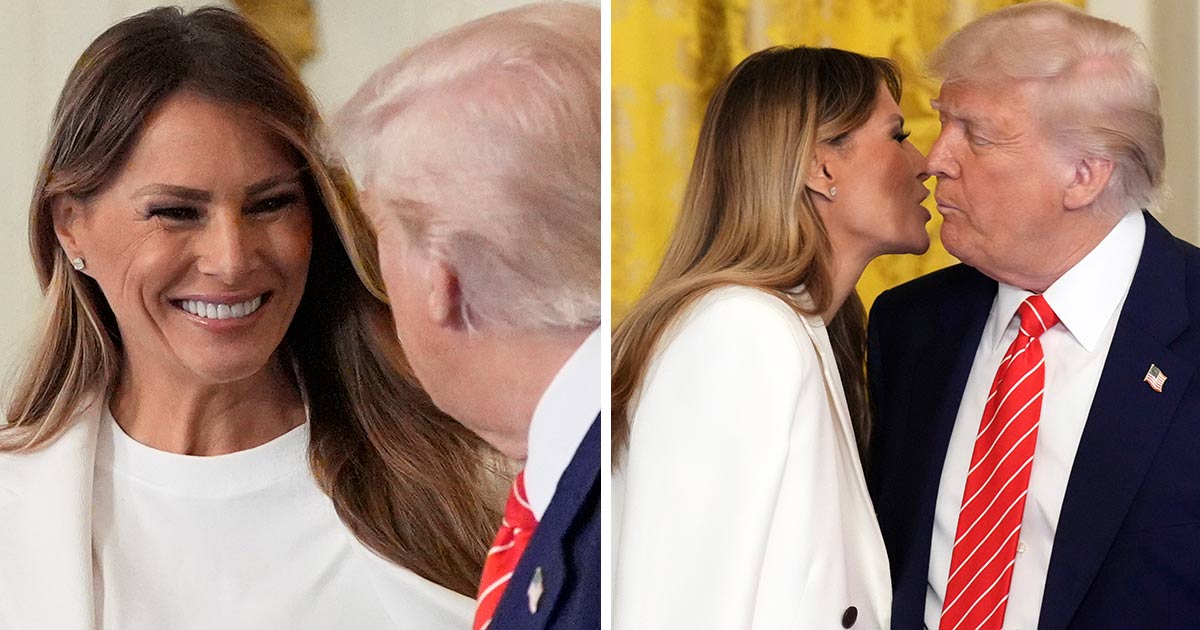 Melania Trump och Donald Trump.
