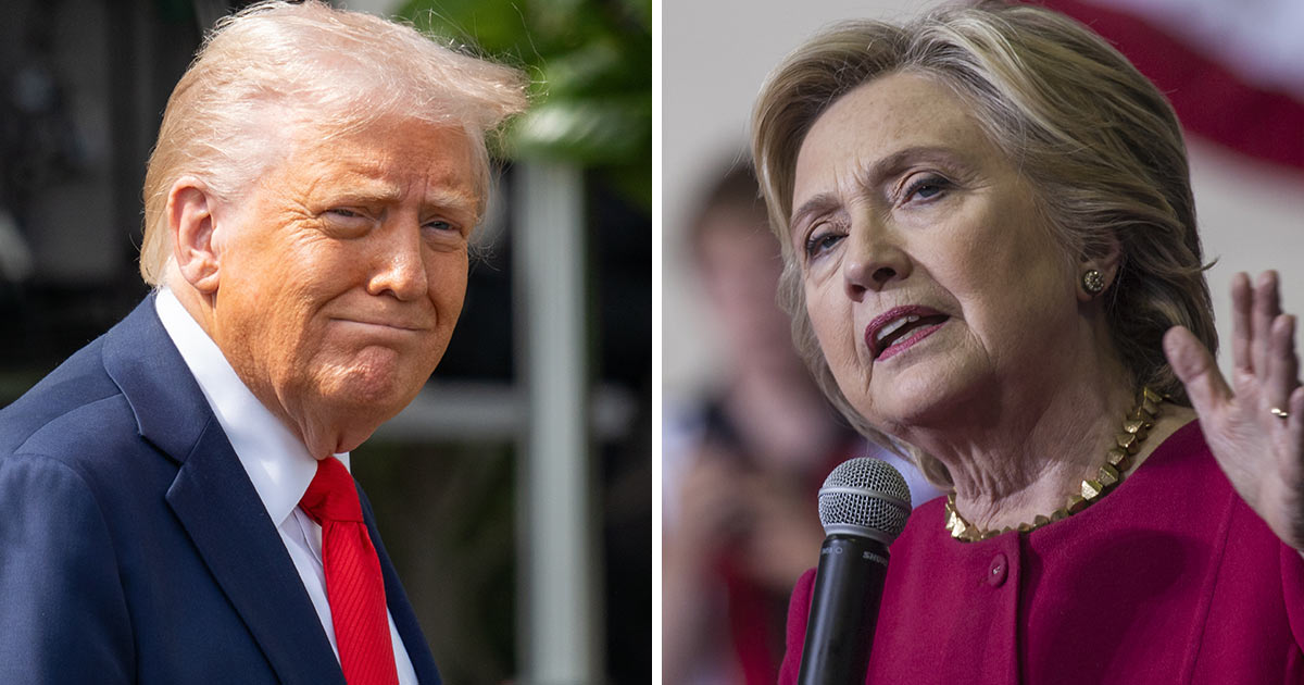 Donald Trump och Hillary Clinton.