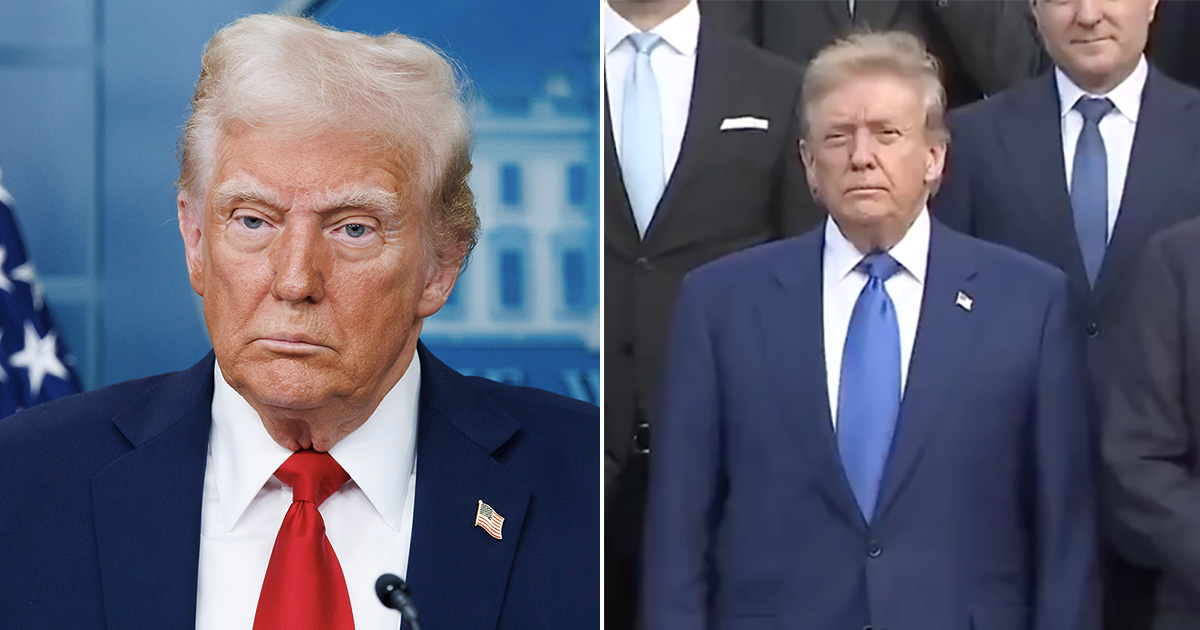 Donald Trump på NATO-toppmöte i Haag