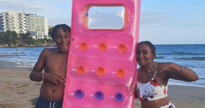 Ameiya och Ricardo Junior Parris drunknade på semestern. Foto: GoFundMe