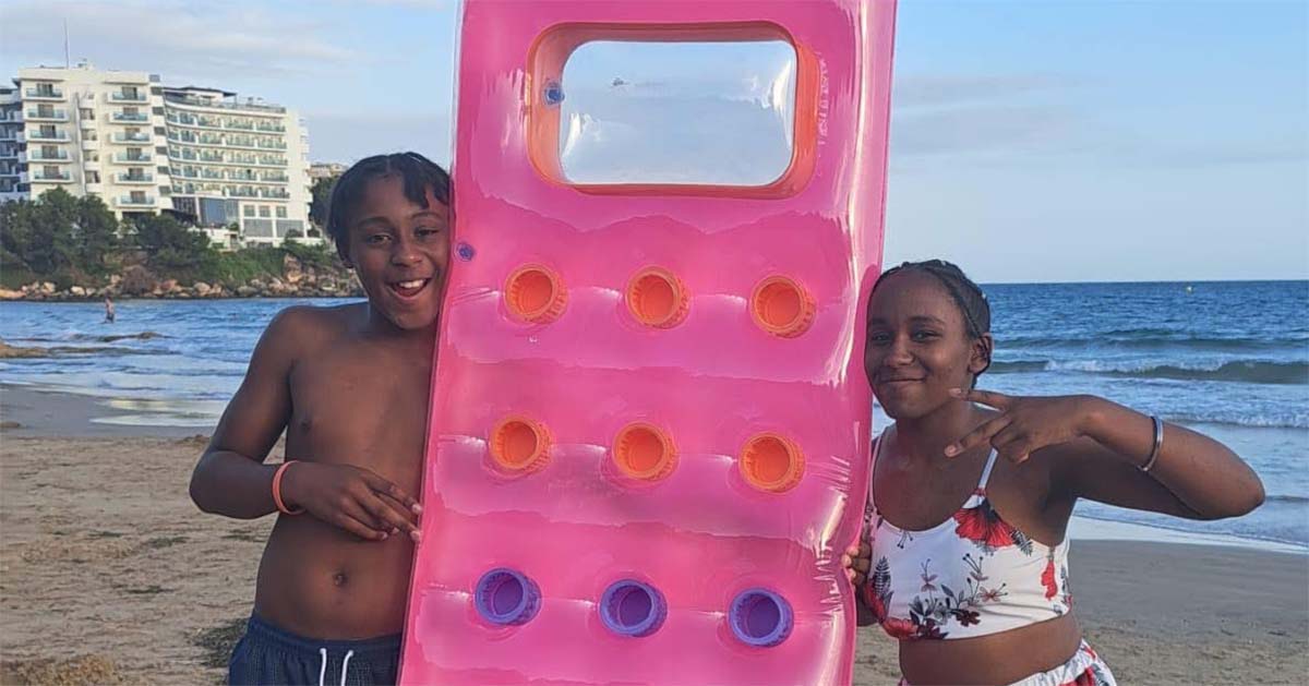 Ameiya och Ricardo Junior Parris drunknade på semestern. Foto: GoFundMe