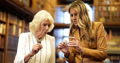Drottning Camilla och Melania Trump. Foto: Aaron Chown/AP/TT