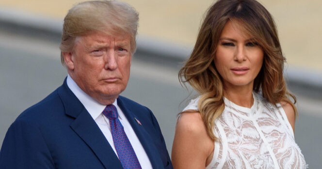 Donald Trump och Melania Trump.