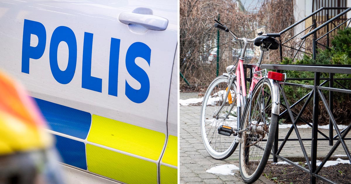 En kvinnlig cyklist var med om en smitningsolycka. Arkivbild.