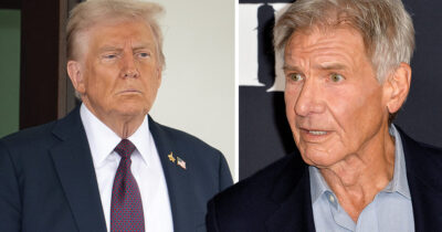Donald Trump och Harrison Ford