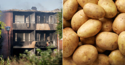En kvinna har åtalats efter storbrranden i Hudiksvall. Arkivbild.