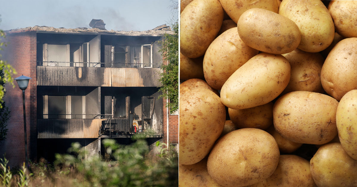 En kvinna har åtalats efter storbrranden i Hudiksvall. Arkivbild.