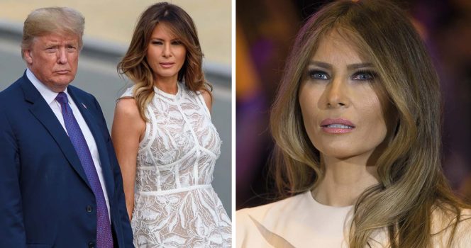 Melania Trump och Donald Trump.