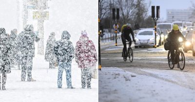 SMHI varnar för snö